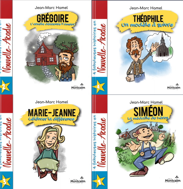 Quatre livres numériques jeunesse pour faire découvrir l’histoire de la Nouvelle-Acadie autrement