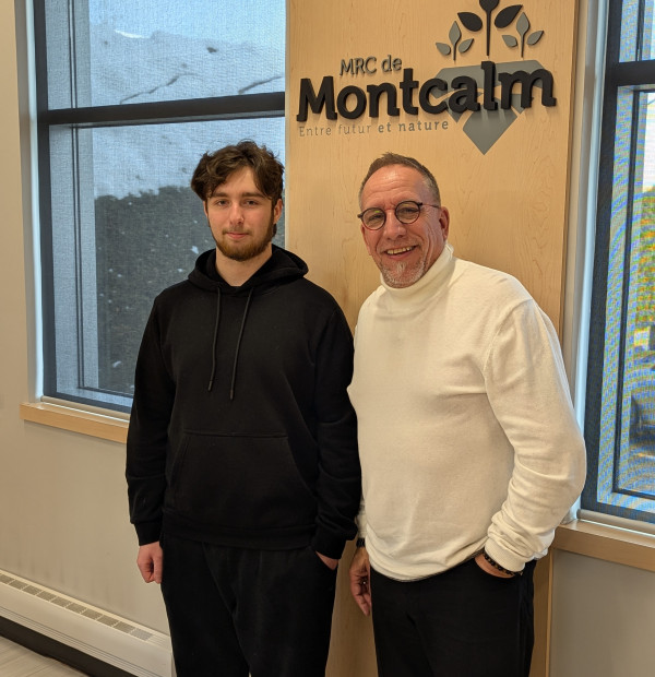 La MRC de Montcalm accueille un finissant pour un stage d'observation