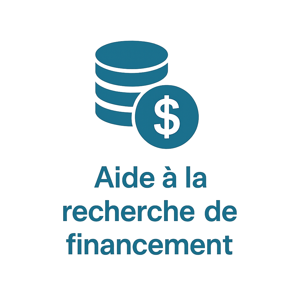 Aide à la recherche de financement : Nous vous guidons dans l’identification et l’obtention des meilleures sources de financement.